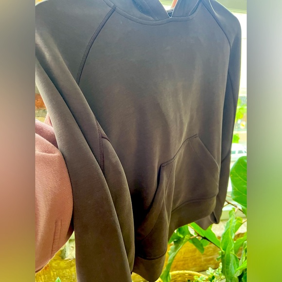 Lululemon softstreme perfectly cropped oversize hoodie espresso brown XS NWOT - Picture 5 of 5